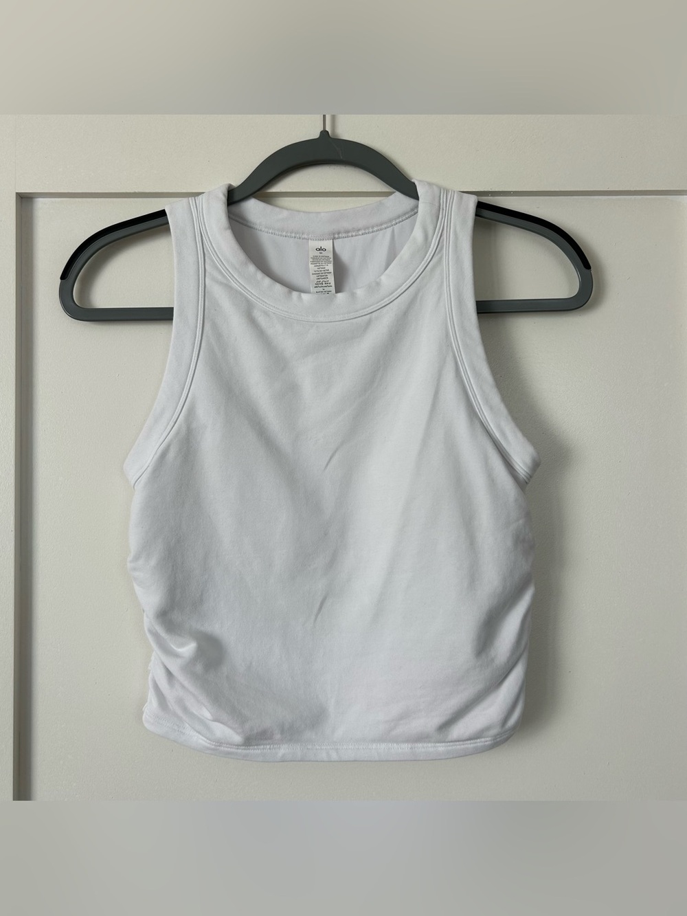 Alo Yoga Sway Bra Tank White Size Medium - Picture 3 of 9